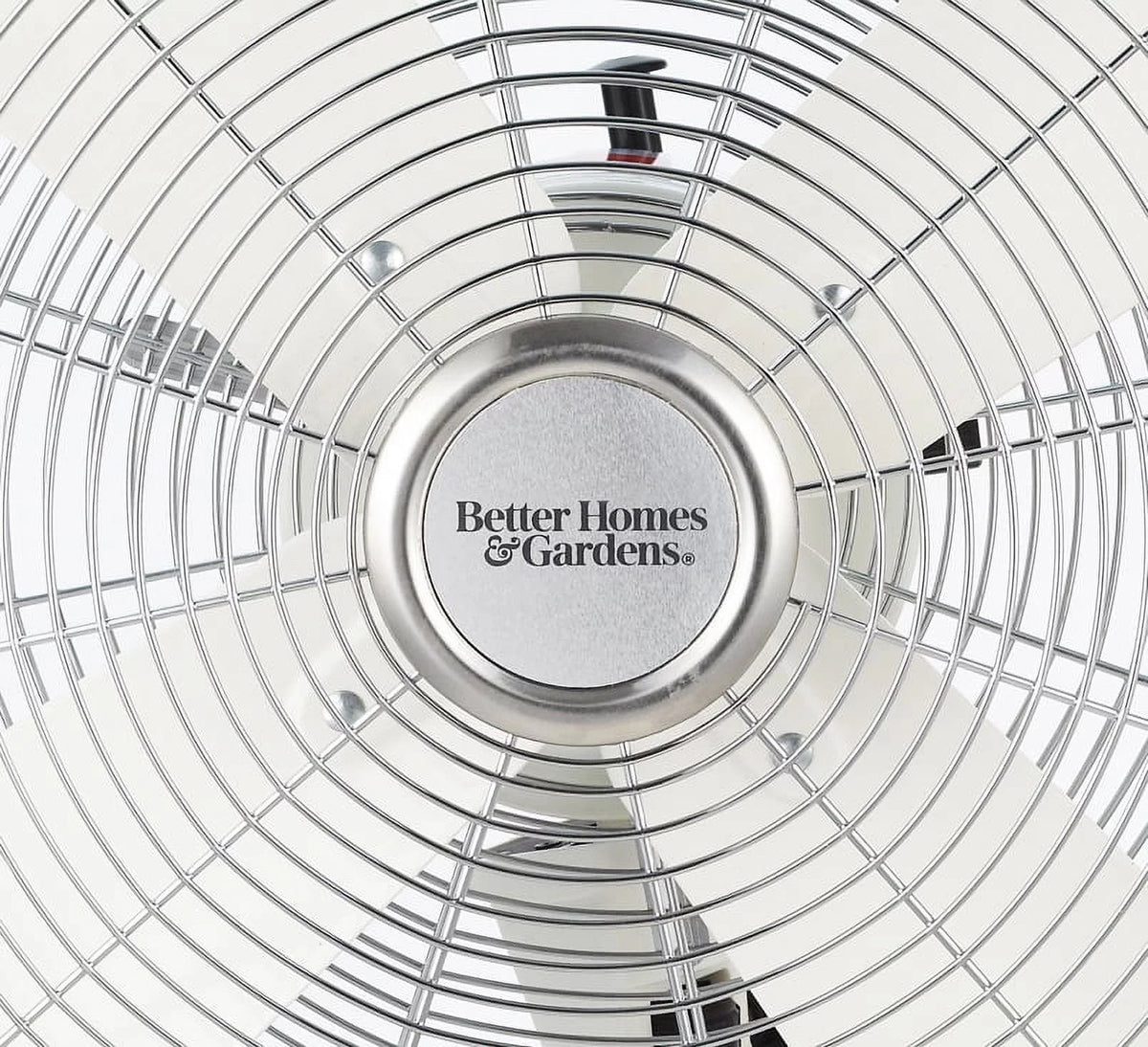 16 inch Adjustable Height Oscillating 3-Speed Metal Stand Fan in Red B871641