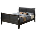 Black Full Size Sleigh Bed F36403