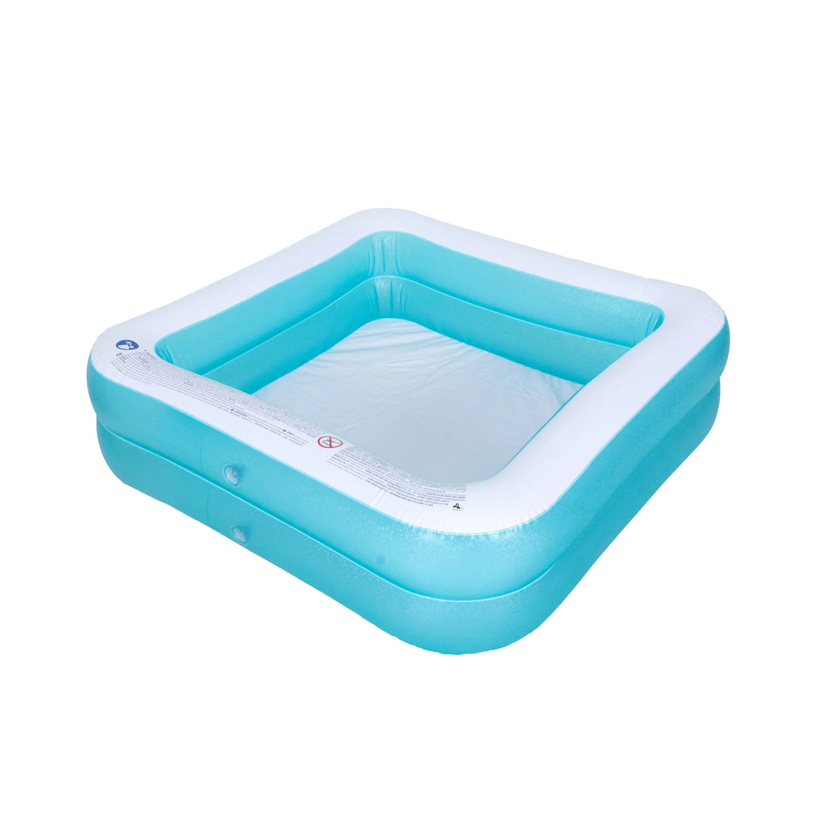 Inflatable Blue and White 2-Ring Swimming Pool F814