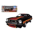 1978 Ford Mustang Cobra II Black 1/18 Diecast Car Model A64306