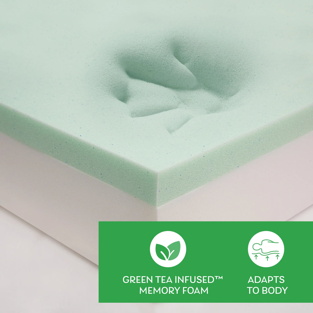 Green Tea Gel Memory Foam Mattress Twin Size Z3345