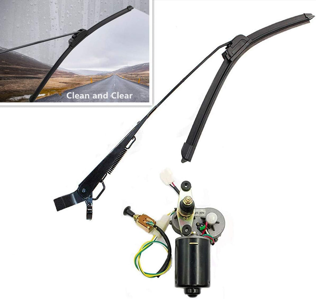 12V Electric Wiper Motor Assembly with Wiper Arm and Blade Z7766
