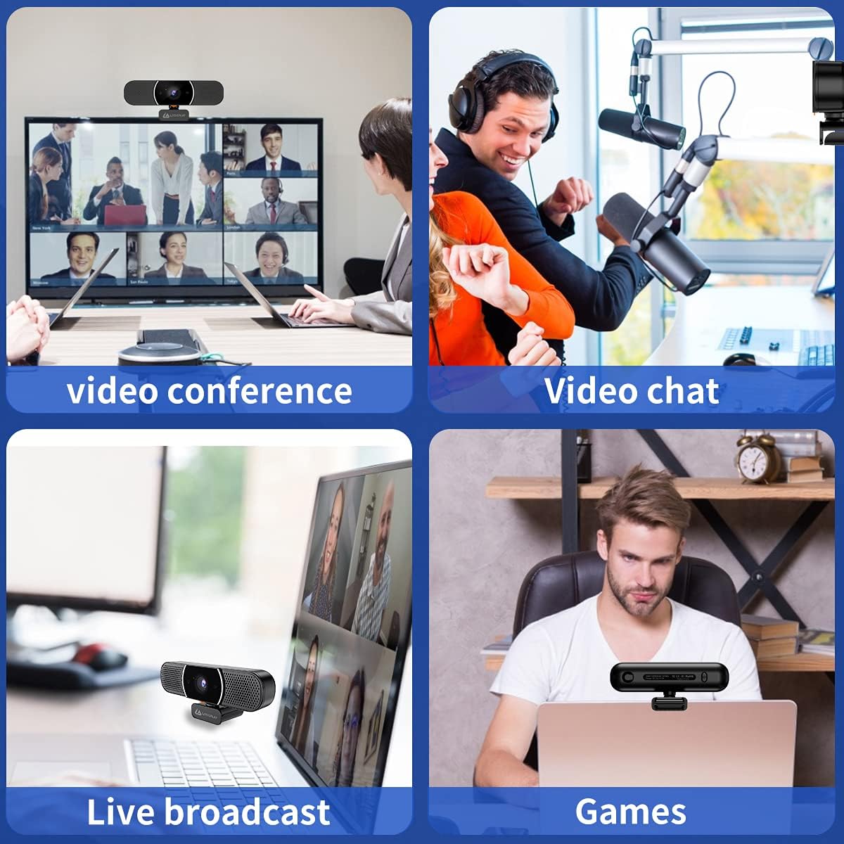 3 in 1 Full HD 1080P Webcam A425619