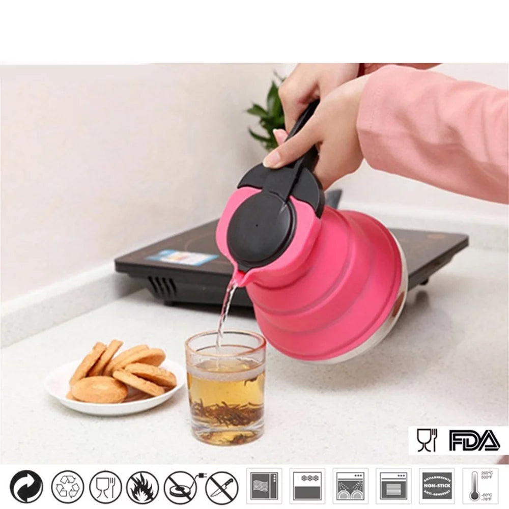 Foldable Silicone Camping Kettle V936