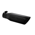 Black Finish Dual Wall Angled Exhaust Tip Y3088