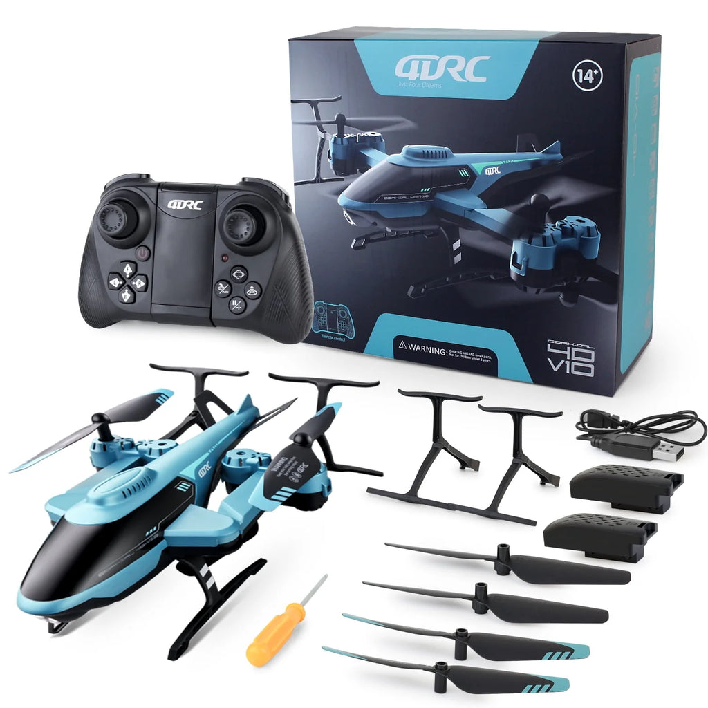 Blue RC Helicopter Drone with 1080P HD Camera O70173