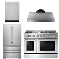 48 In. Gas Range, Range Hood, Refrigerator, Dishwasher Z959090