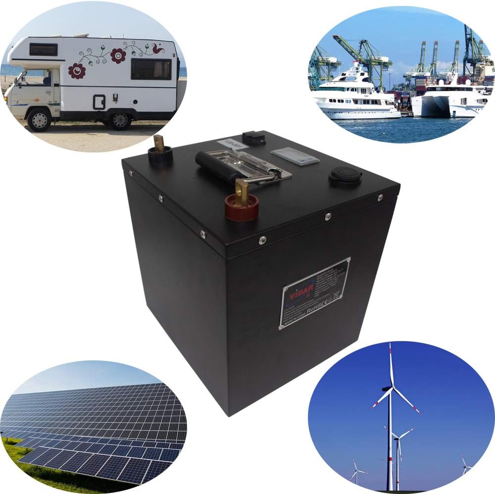 12V 120Ah LiFePO4 Deep-Cycle Battery with Built-in BMS X403