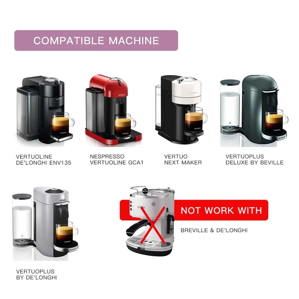 Stainless Steel Reusable Coffee Capsules Filter Set T25117