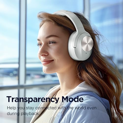 Hybrid Active Noise Cancelling Wireless Bluetooth Headphones Black H241946