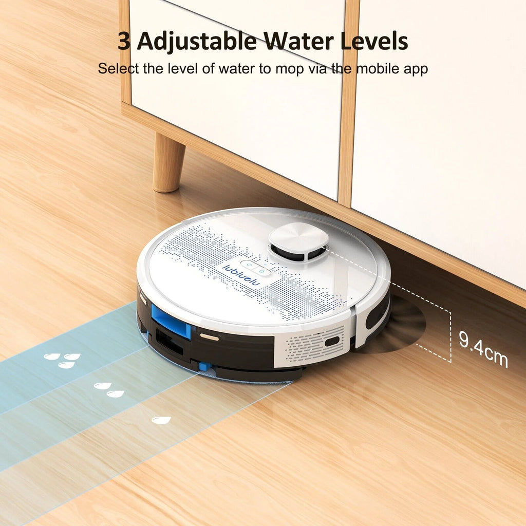 2in1 Robot Vacuum and Mop Combo 230ML White T49099
