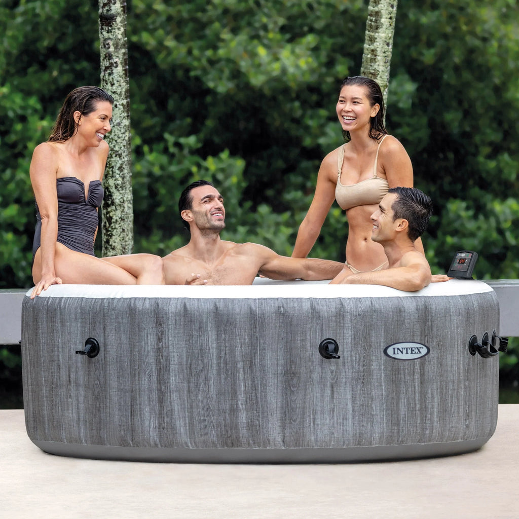 6 Person Inflatable Hot Tub Bubble Jet Spa T718