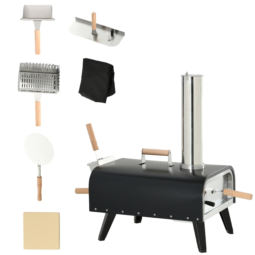 Outdoor Wood Fired Pizza Oven with Stone W680