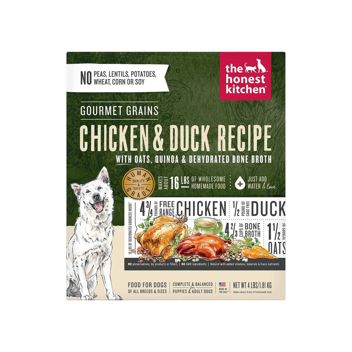 Dehydrated Chicken & Duck Dog Food Y8788