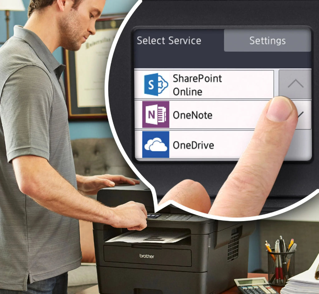 Black-and-White All-In-One Laser Printer D726996