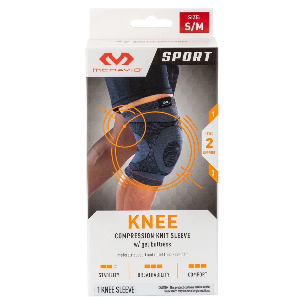 Gray Knee Compression Sleeve R578
