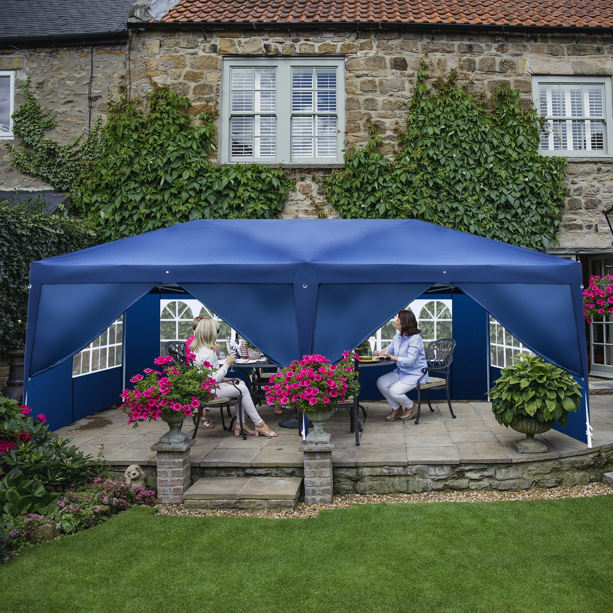 10'x20' Pop Up Canopy Tent with Carry Bag P95567