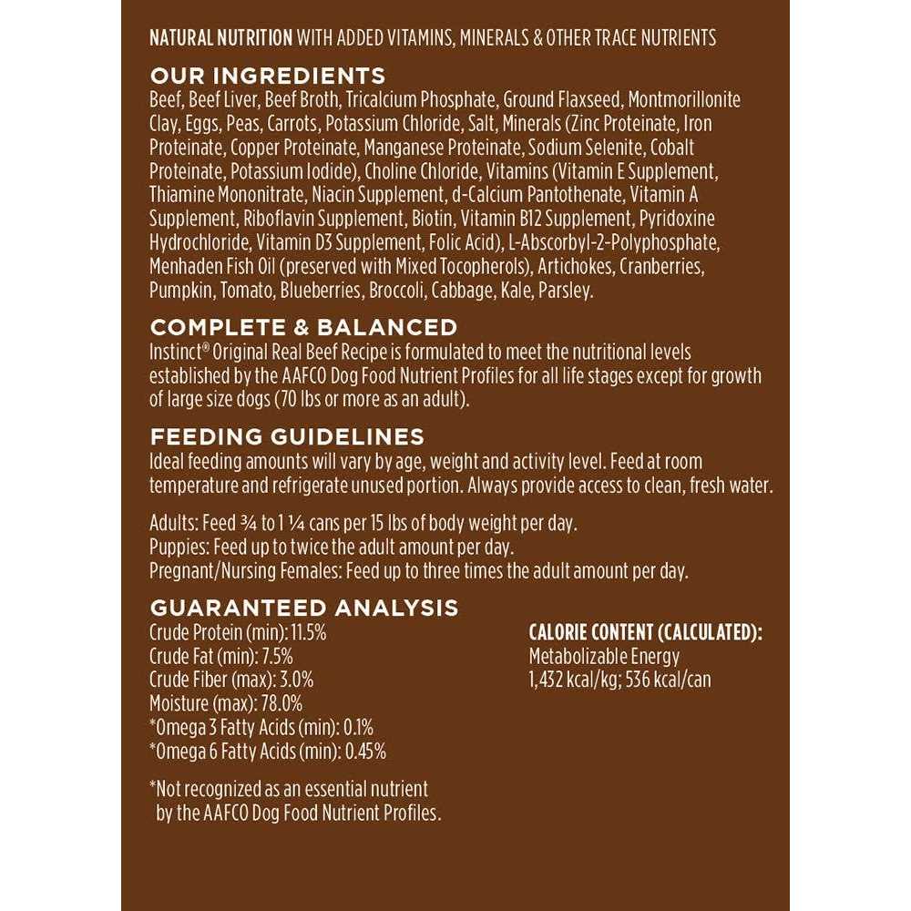 Grain-Free Beef Canned Dog Food V105
