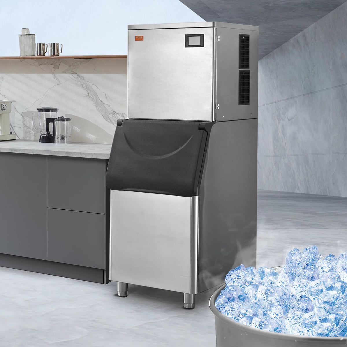 Commercial Ice Maker with Storage Bin A99069