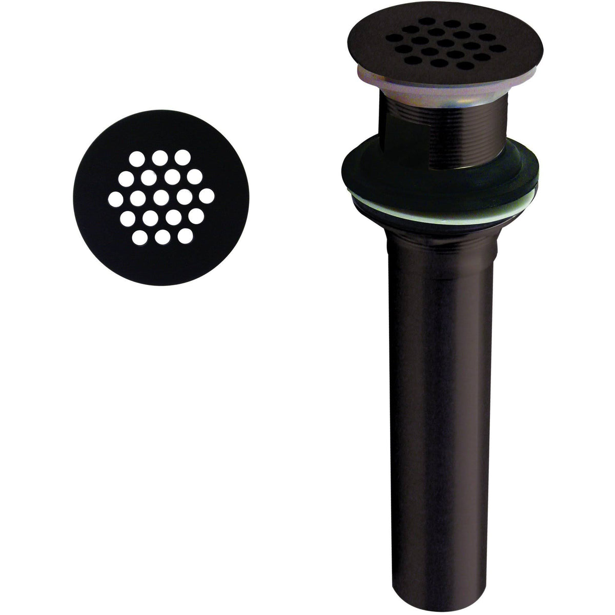 Polished Nickel Lavatory Drain with Overflow Holes T852