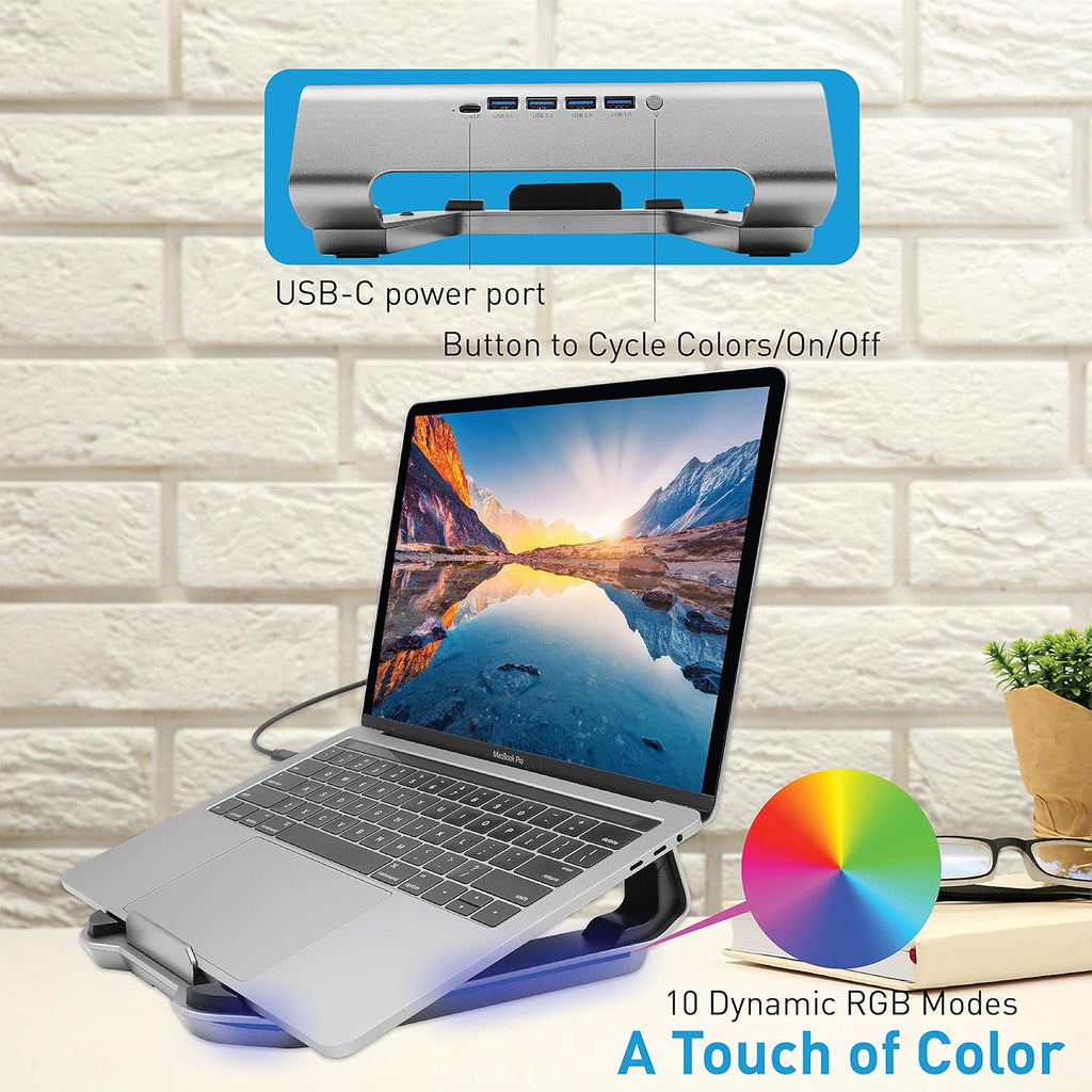RGB Laptop Stand with USB Ports E855869