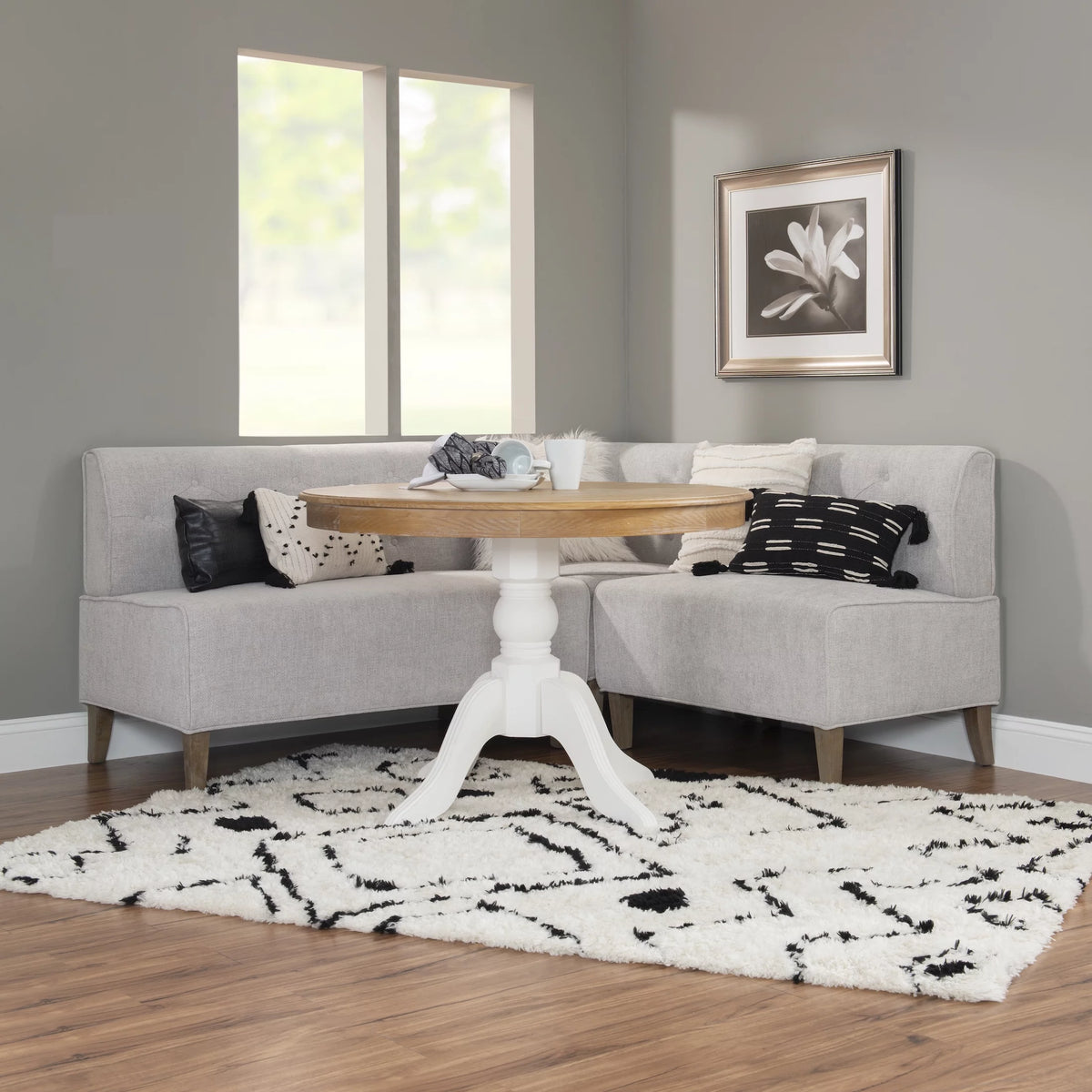Upholstered Corner Dining Nook, Seats 5 C57438