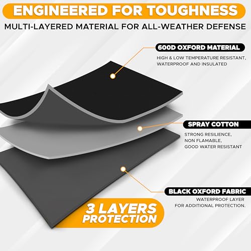 X-Large 600D Oxford Windshield Cover C518
