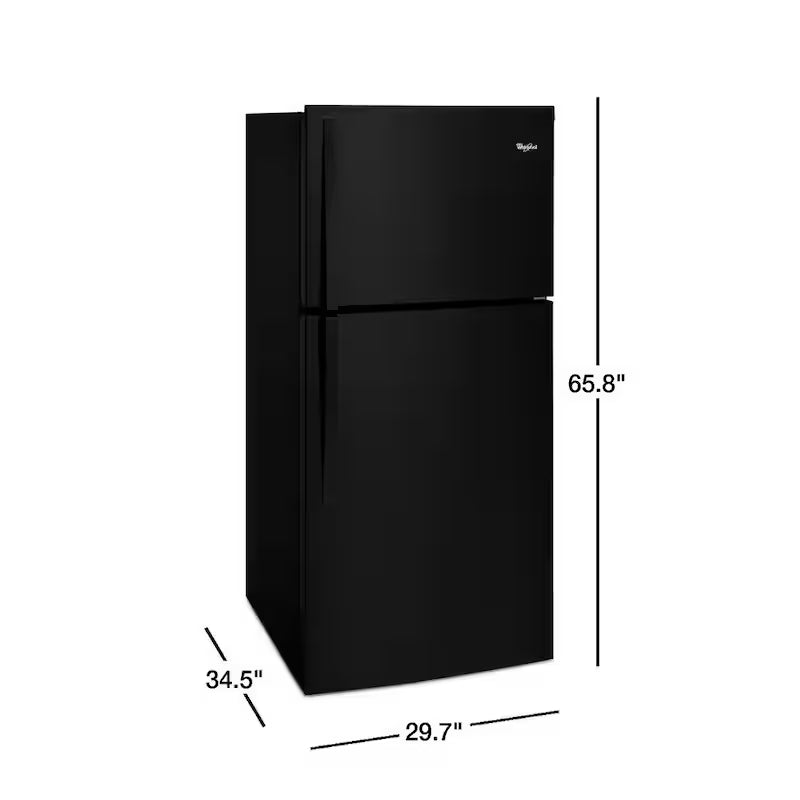 Black 19.2 cu. ft. Top Freezer Refrigerator C875