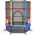 55'' Recreational Trampoline with Enclosure Net Y4505