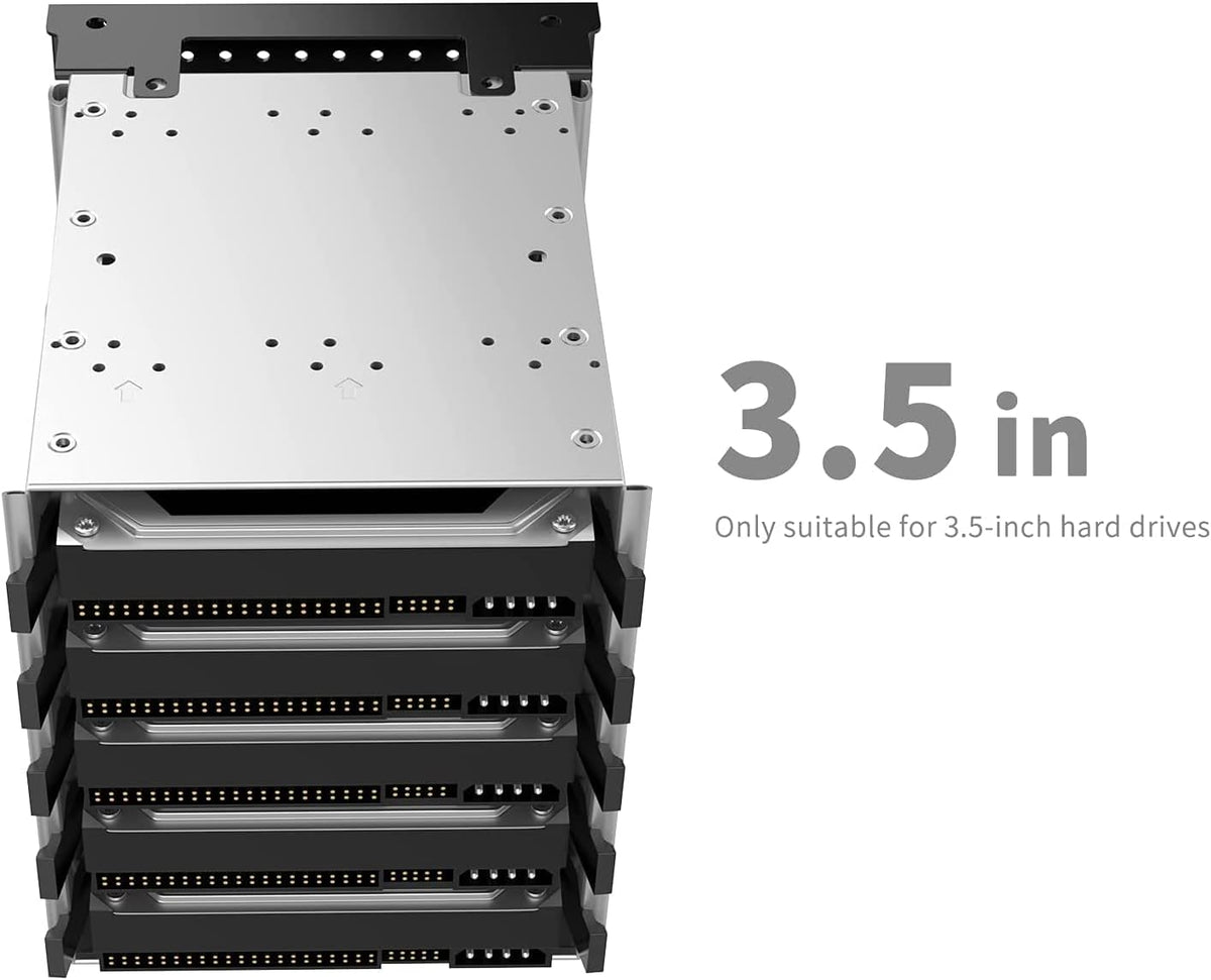 Alloy Steel Hard Drive Cage with Fan Space A785163