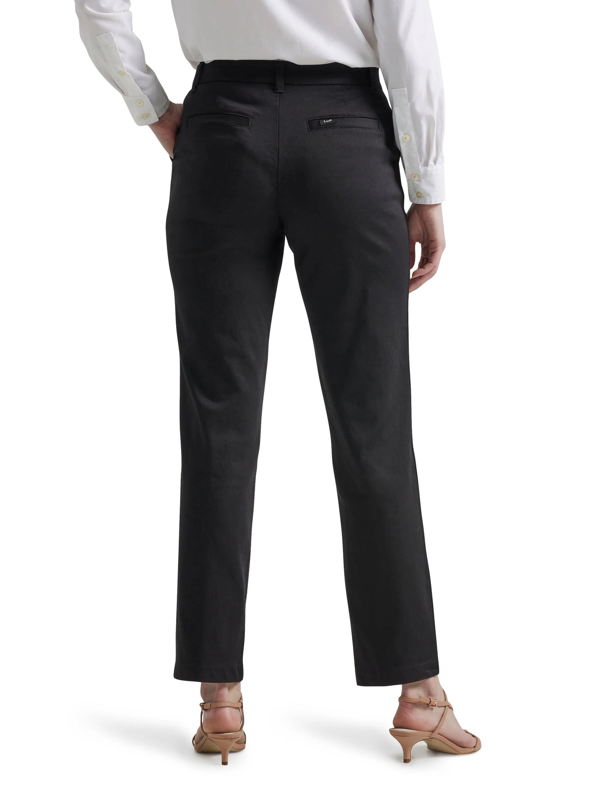 Women's Regular Fit Straight Woven Pant U406