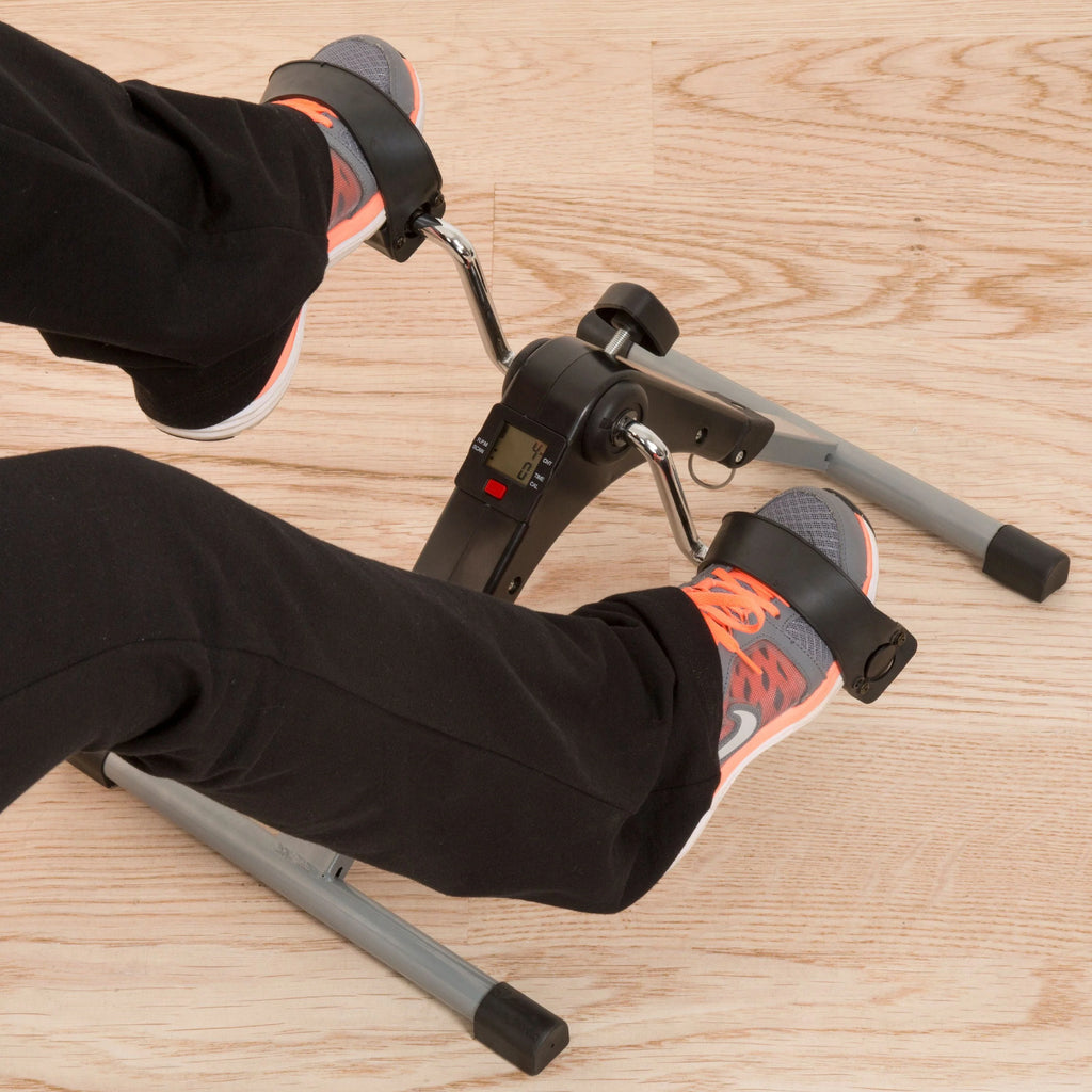 Folding Pedal Exercise Bike with Electronic Display D232