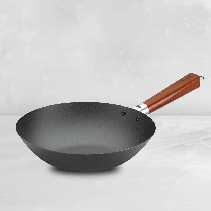 11'' Preseasoned Carbon Steel Wok Y72891