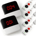 Caregiver Pager with 4 SOS Call Buttons 2 Receivers I565722