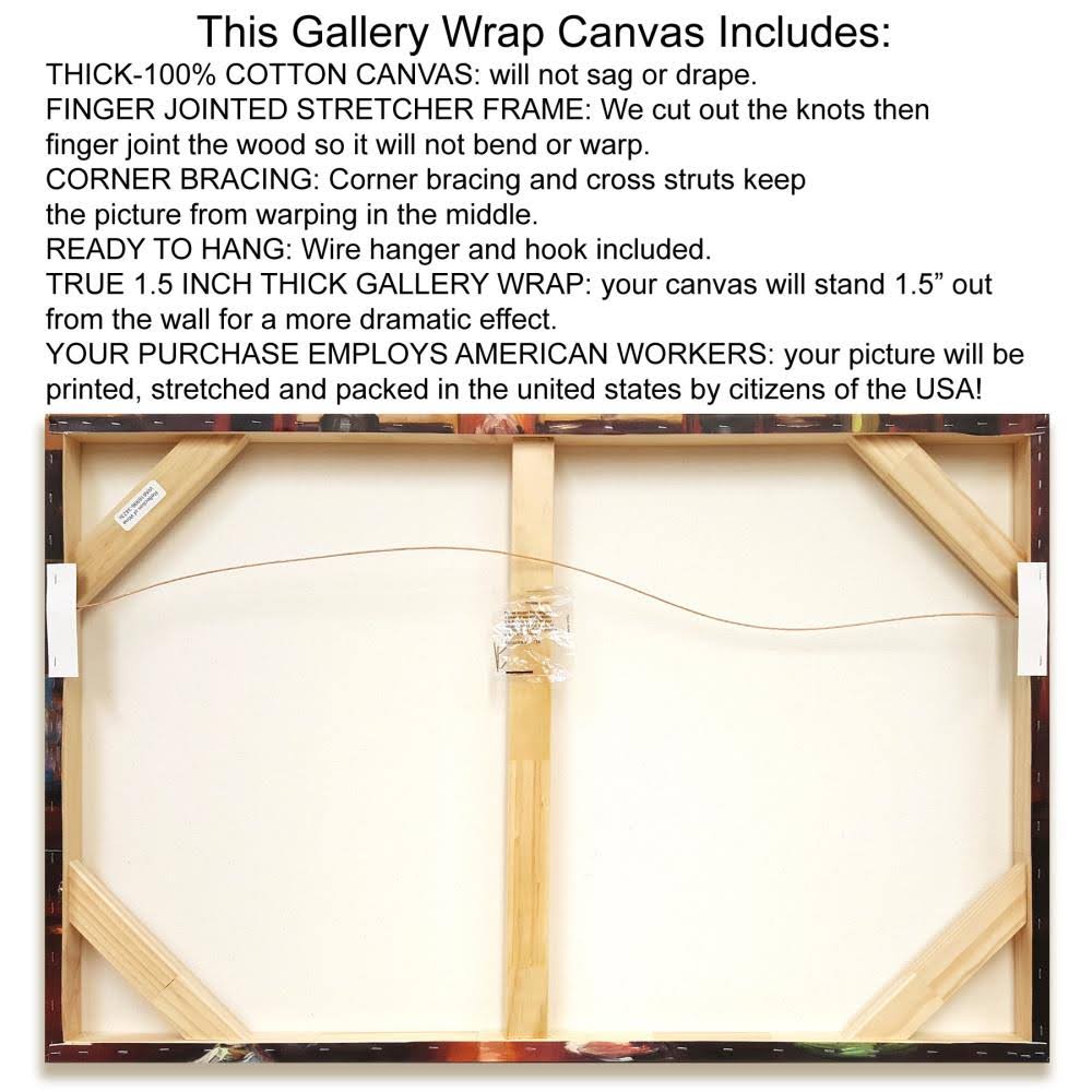 Wrapped Canvas Print S401