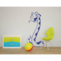 Snake Growth Chart Wall Decal Light Pink 36in x 75 C1945