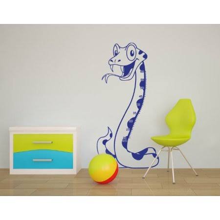 Snake Growth Chart Wall Decal Light Pink 36in x 75 C1945