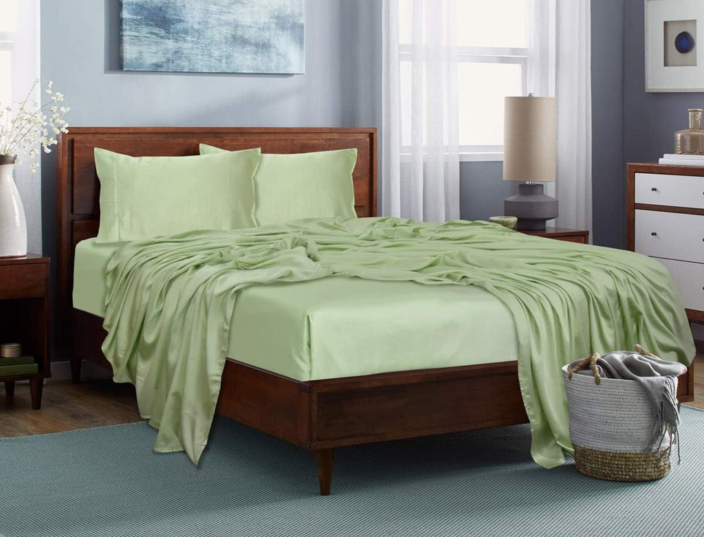 100% Tencel Lyocell Bed Sheets Set 5PC Split King Taupe C712