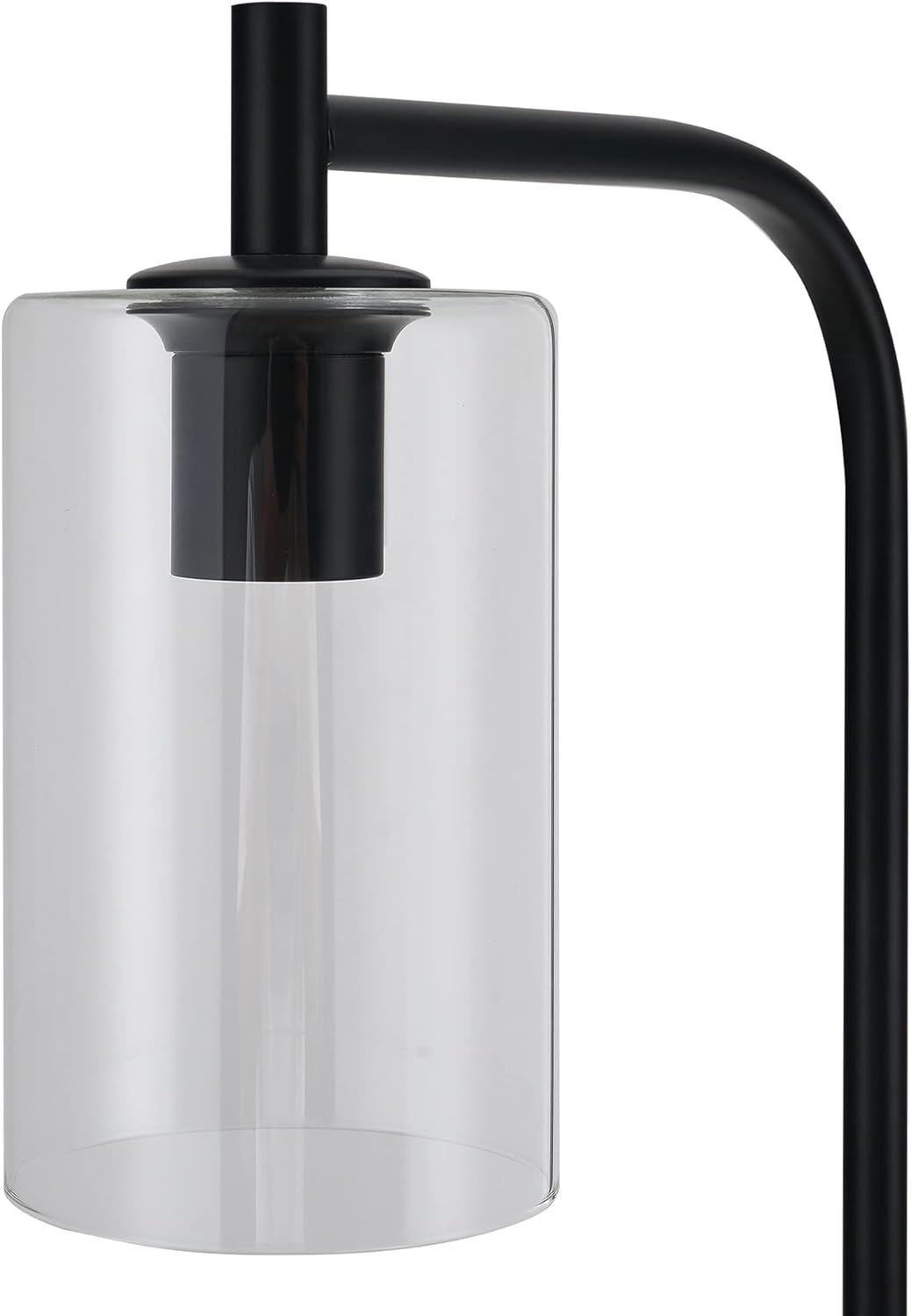 Black Floor Lamp with Glass Shade H869414