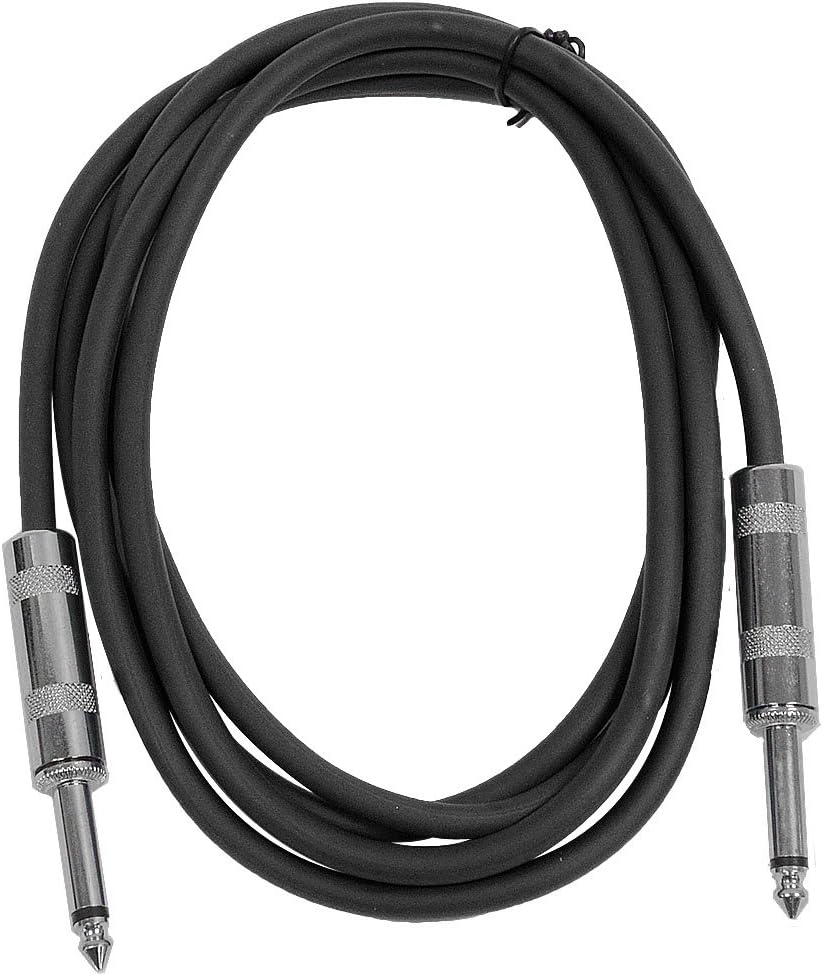 6-Feet TS 1/4-Inch Patch Cable, Black M111