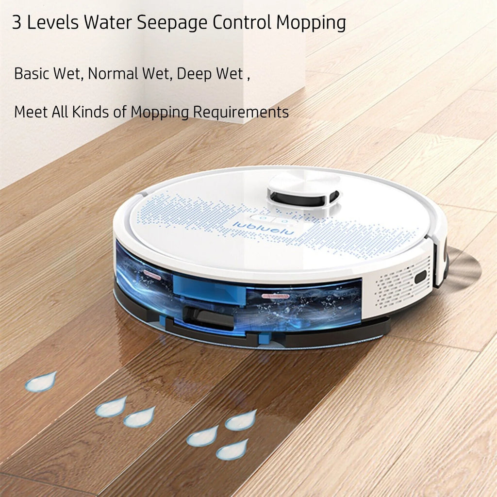 2in1 Robot Vacuum and Mop Combo 230ML White T49099