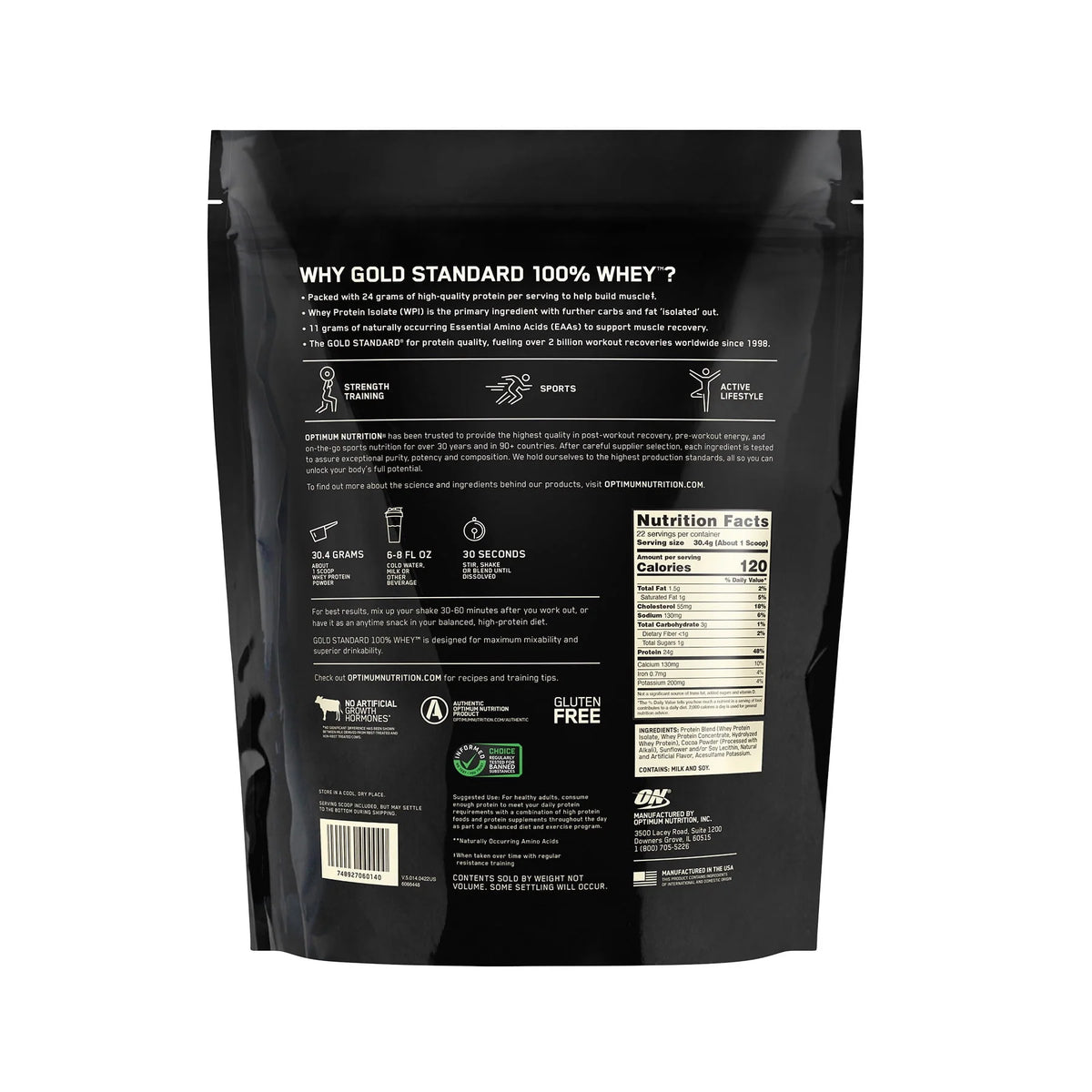 Double Rich Chocolate Protein Powder 22 Servings N100