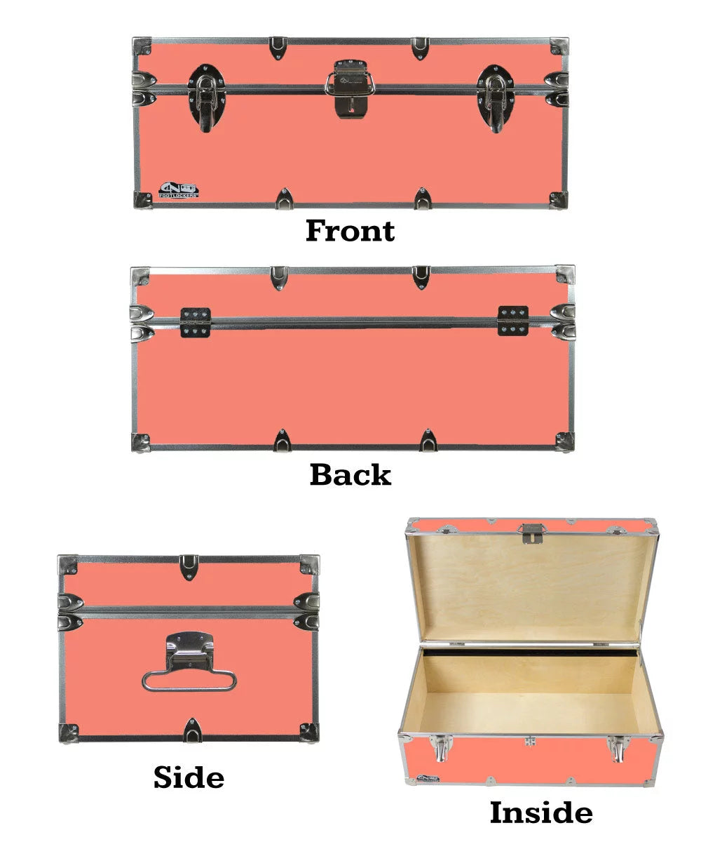 Steel Footlocker Trunk Q778321