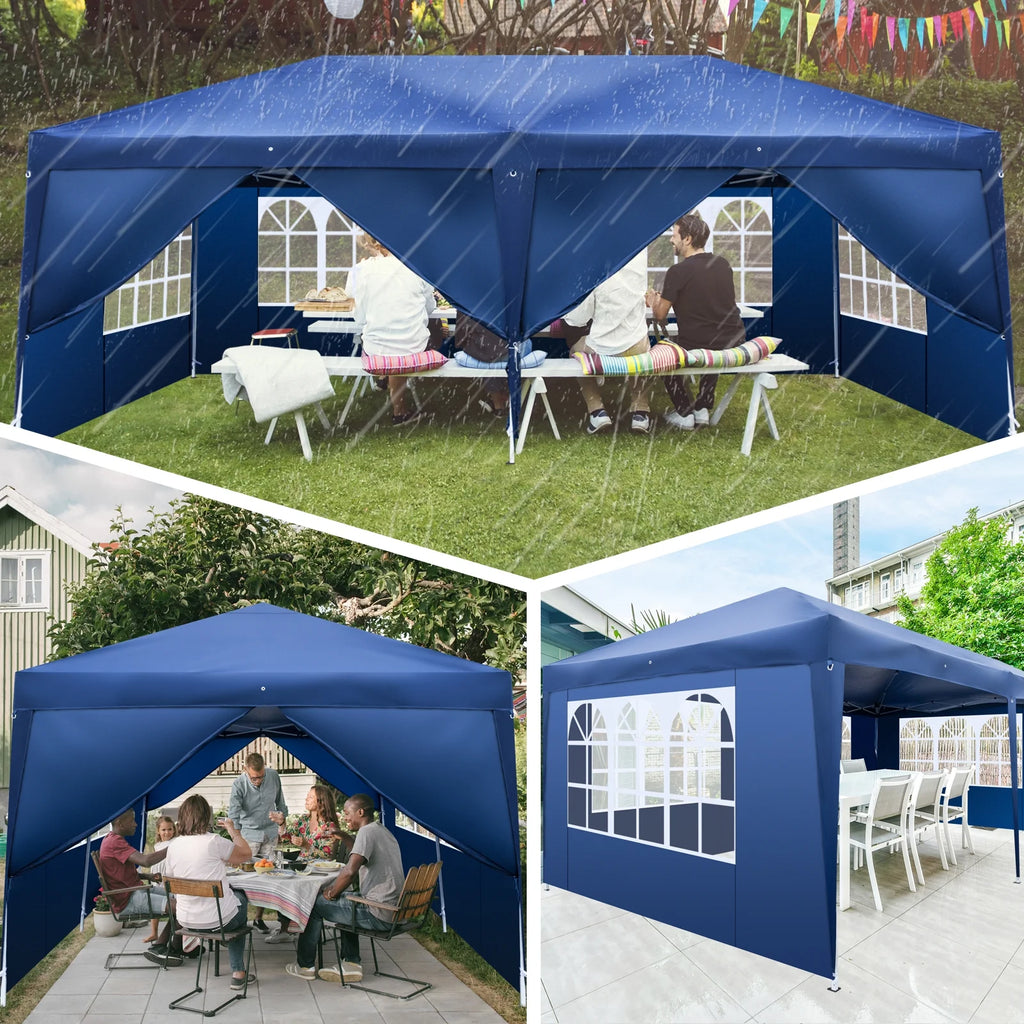 10'x20' Pop Up Canopy Tent with Carry Bag P95567