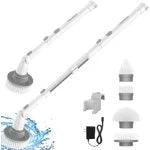 Cordless Electric Spin Scrubber with 4 Replaceable Heads U4595