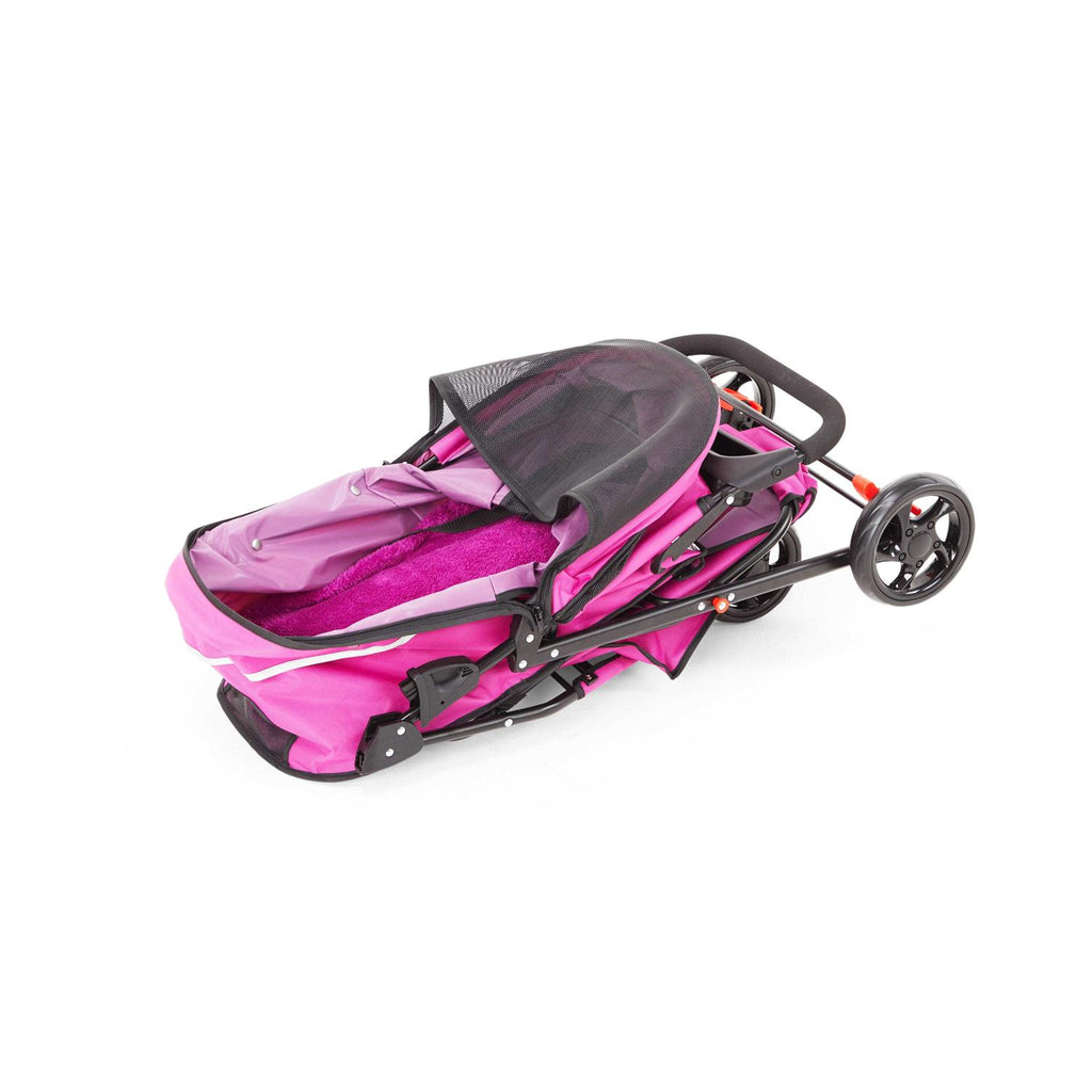 Reflective Gray Pet Stroller A66535