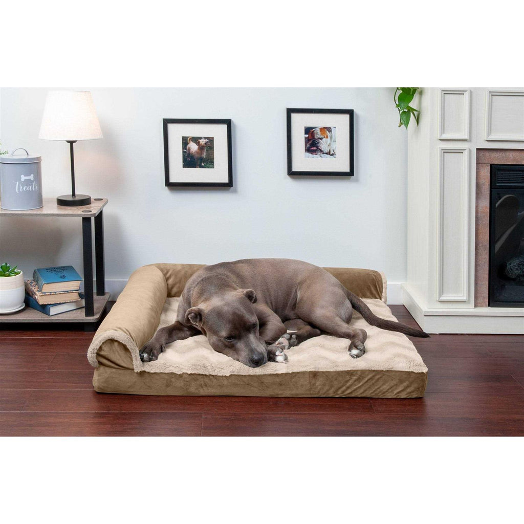 Velvet Chaise Lounge Dog Bed N566