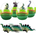 4 Pack Jumbo Prefilled Easter Eggs with Dinosaur Pull Back Cars H50062