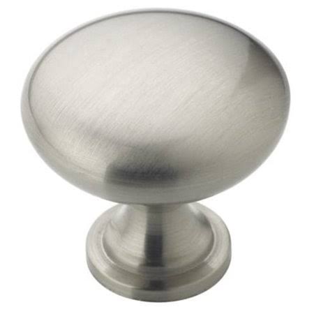 Satin Nickel Mushroom Cabinet Knob J725425