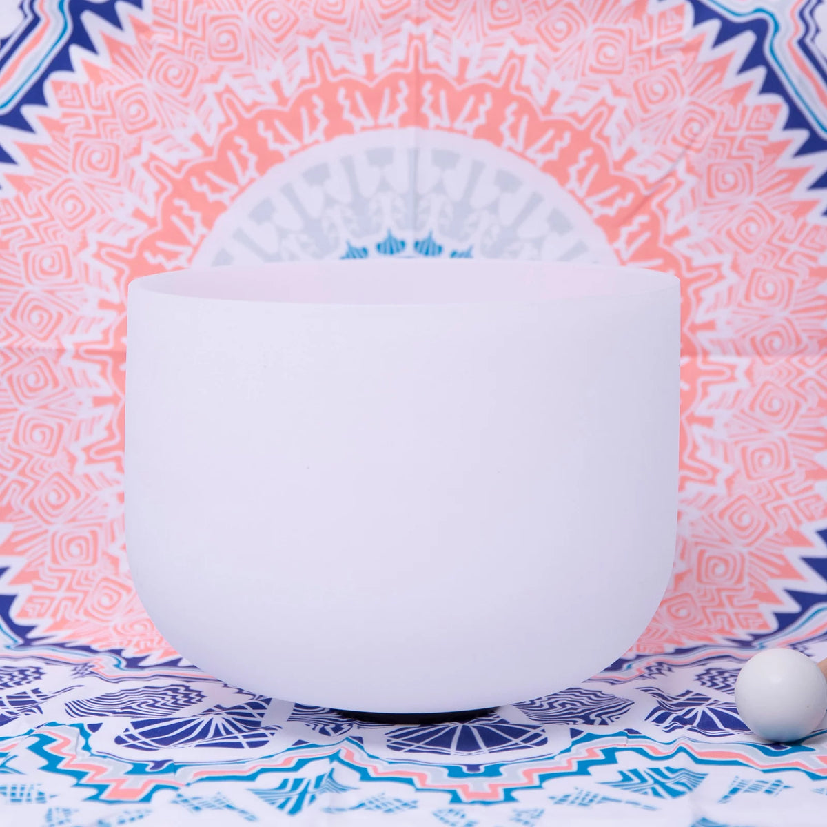 8 inch Frosted Quartz Crystal Singing Bowl Q2984